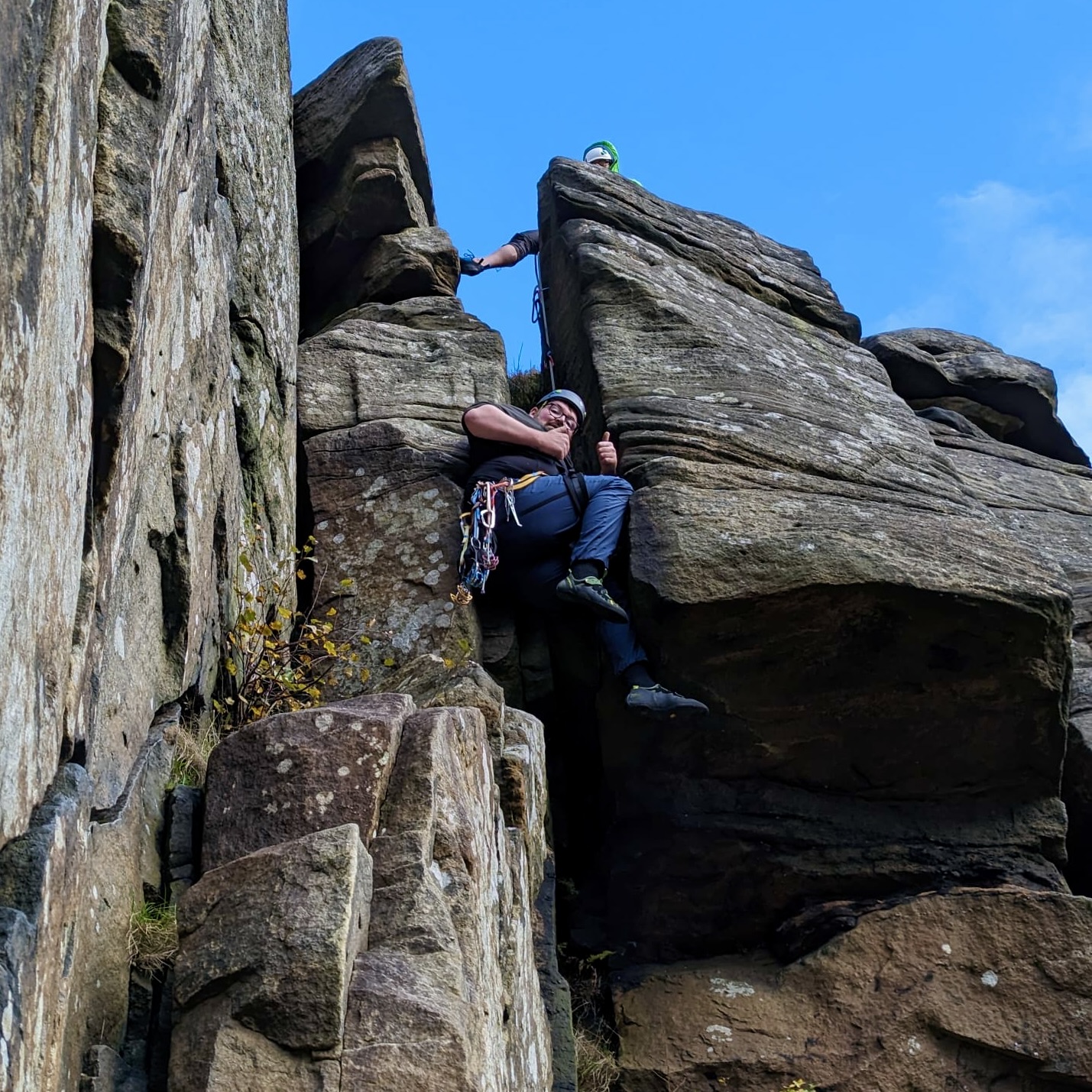 Trad Climbing in Froggatt