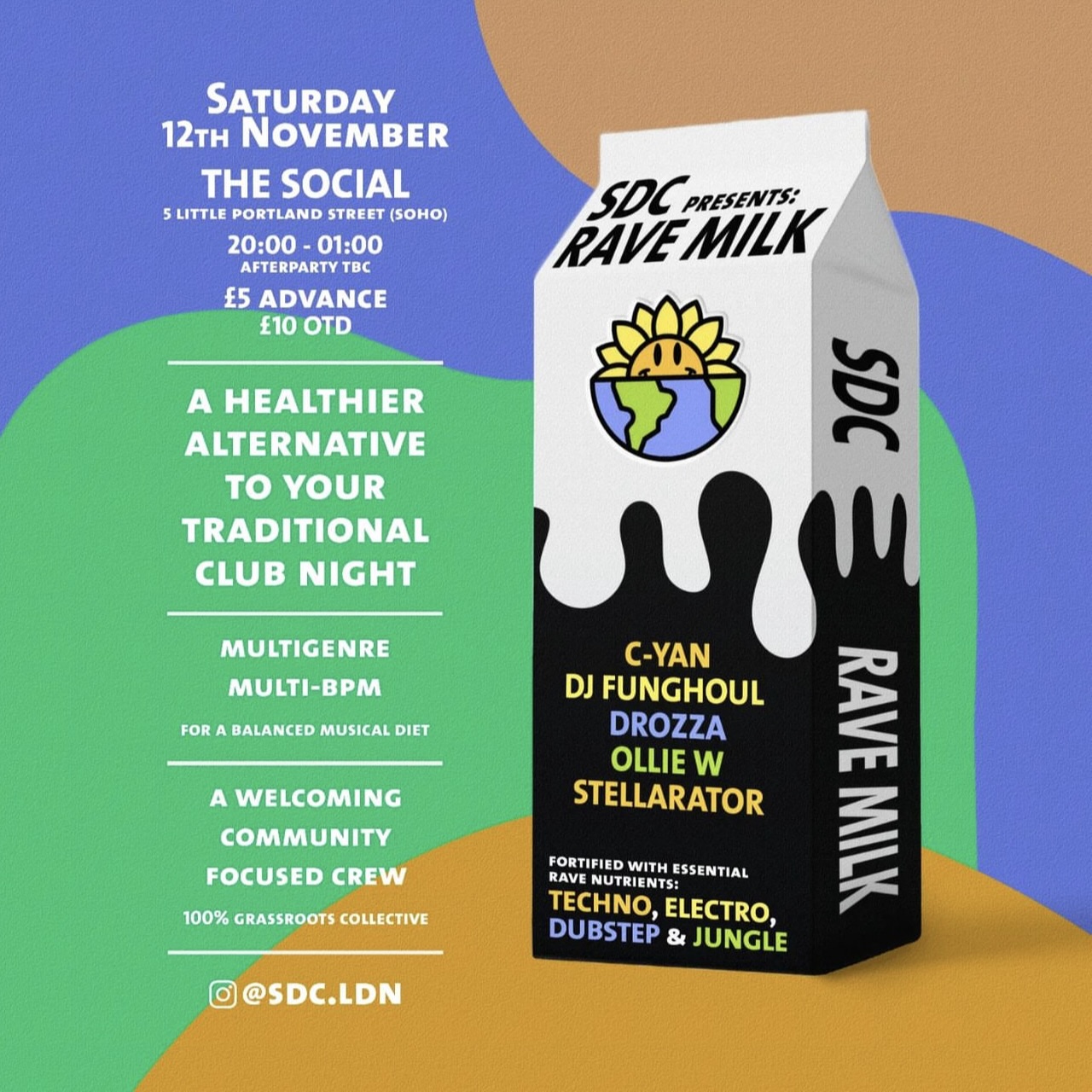 Advertisement for Event at The Social